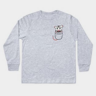 Opossum In Your Pocket Kids Long Sleeve T-Shirt